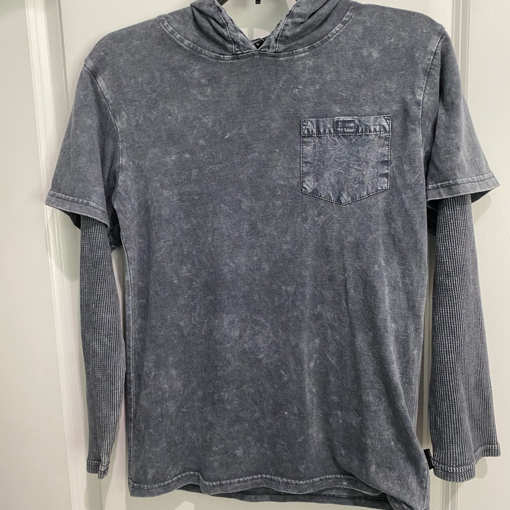 Ocean Current long sleeve hoodie, Sz L